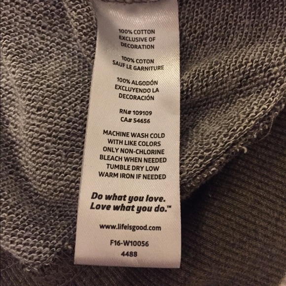 Life is Good “Love” sweatshirt size M - Picture 5 of 10